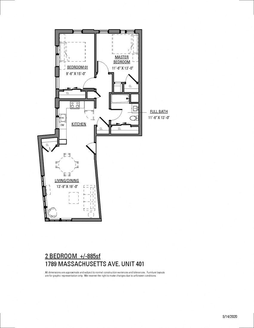 1789 MASSACHUSETTS, UNIT 401